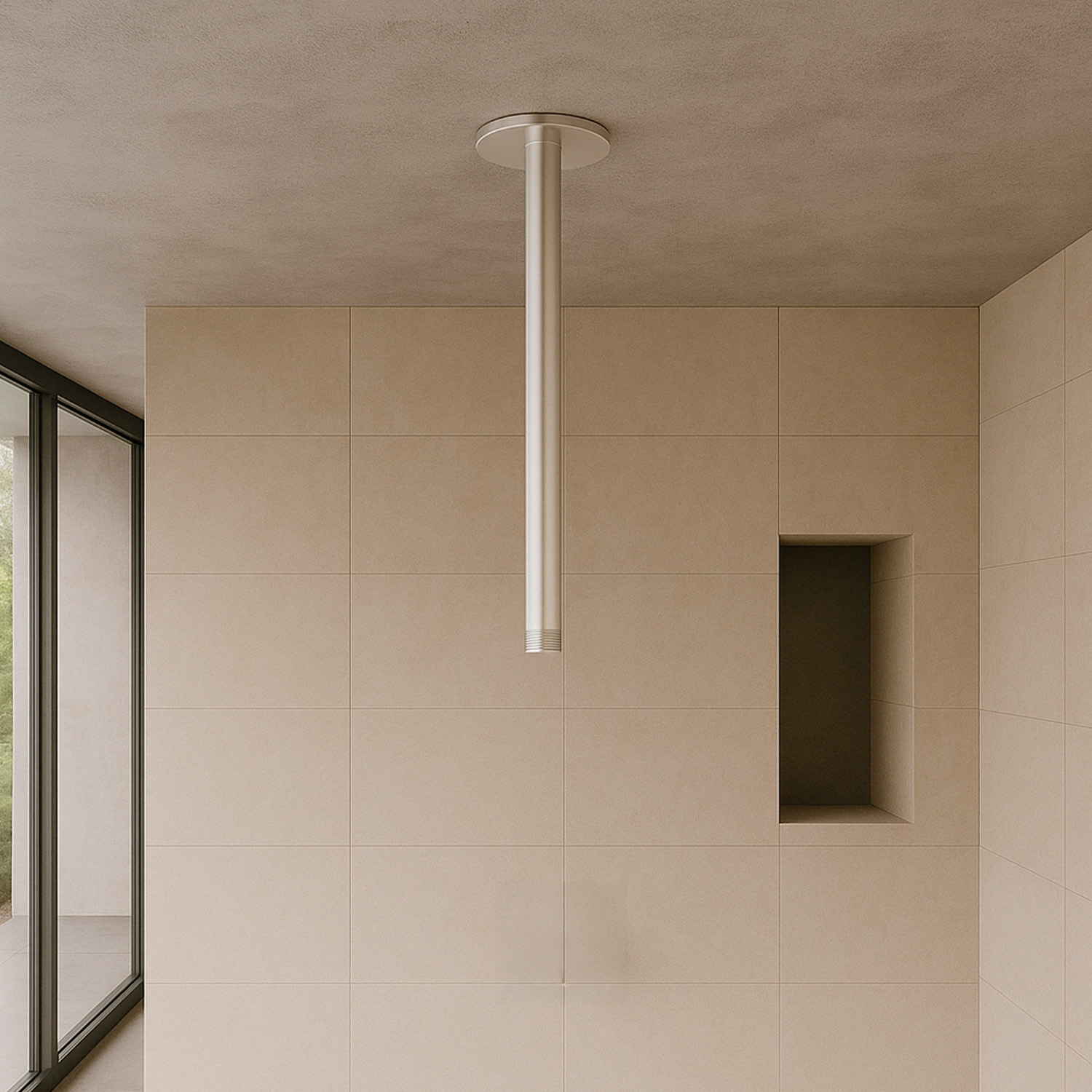 BRACCIO-DOCCIA-SOFFITTO-LEVANTE-LUNGO-INOX