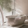 DOCCIA CARLOFORTE INOX Ambientata 1 100x100