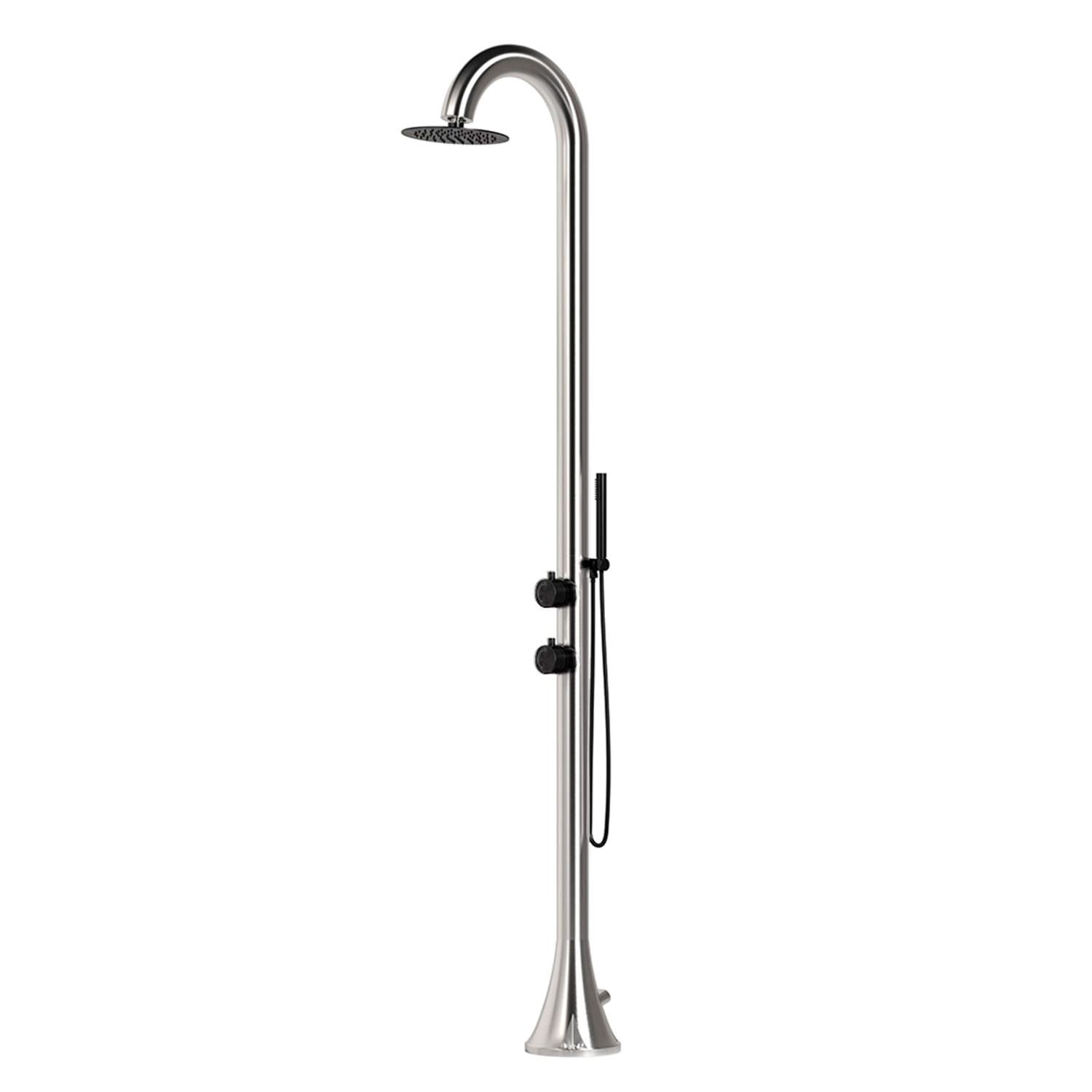 DOCCIA-LUNA-DUO-INOX-NERA DOCCIA-LUNA-DUO-INOX-NERA - immagine 2