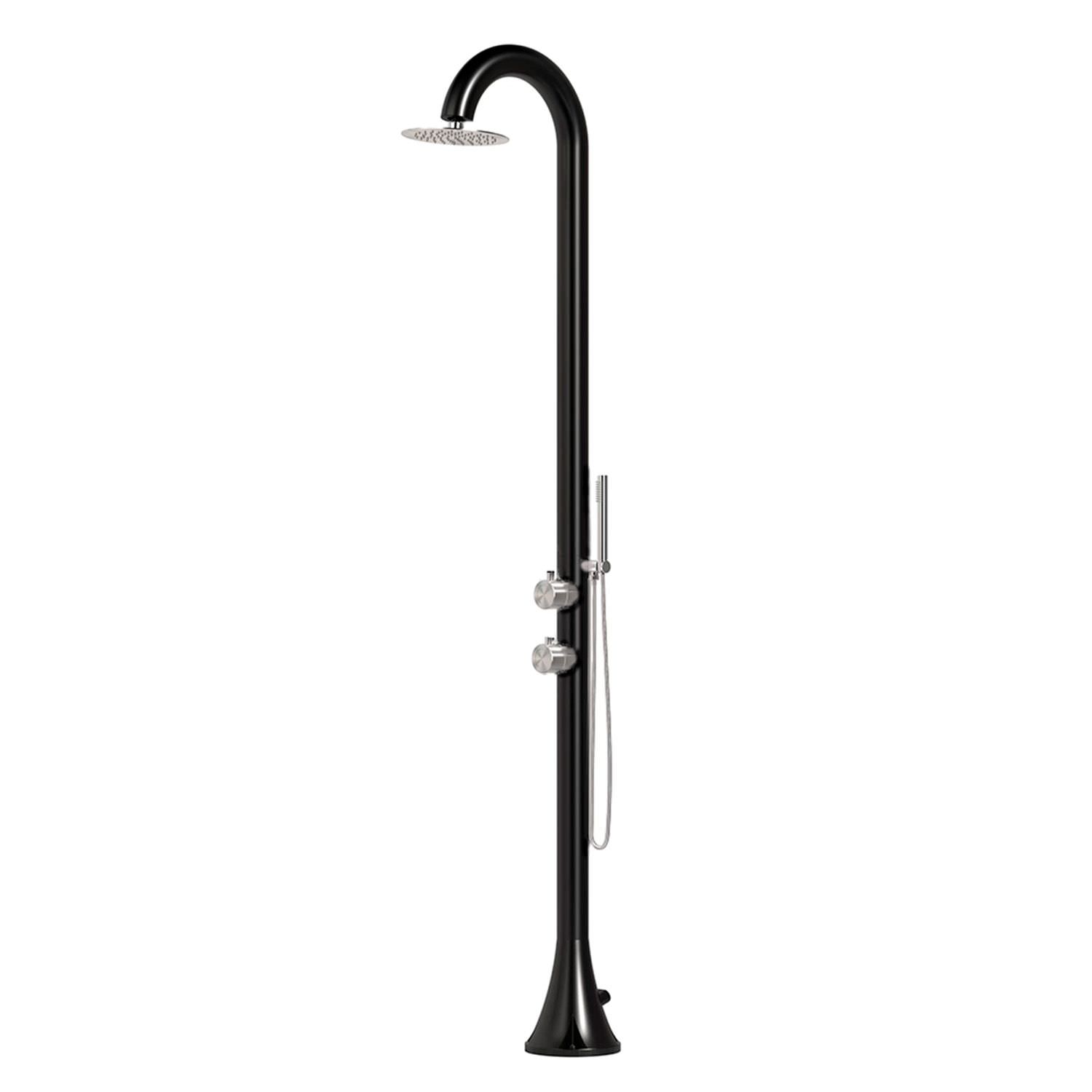 DOCCIA-LUNA-DUO-NERA-INOX DOCCIA-LUNA-DUO-NERA-INOX - immagine 2