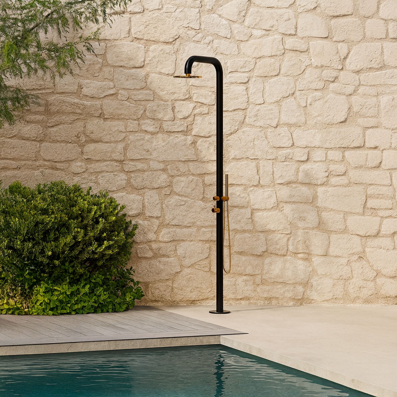 DOCCIA-PULA-DUO-NERA-ORO-4 DOCCIA-PULA-DUO-NERA-ORO - immagine 3