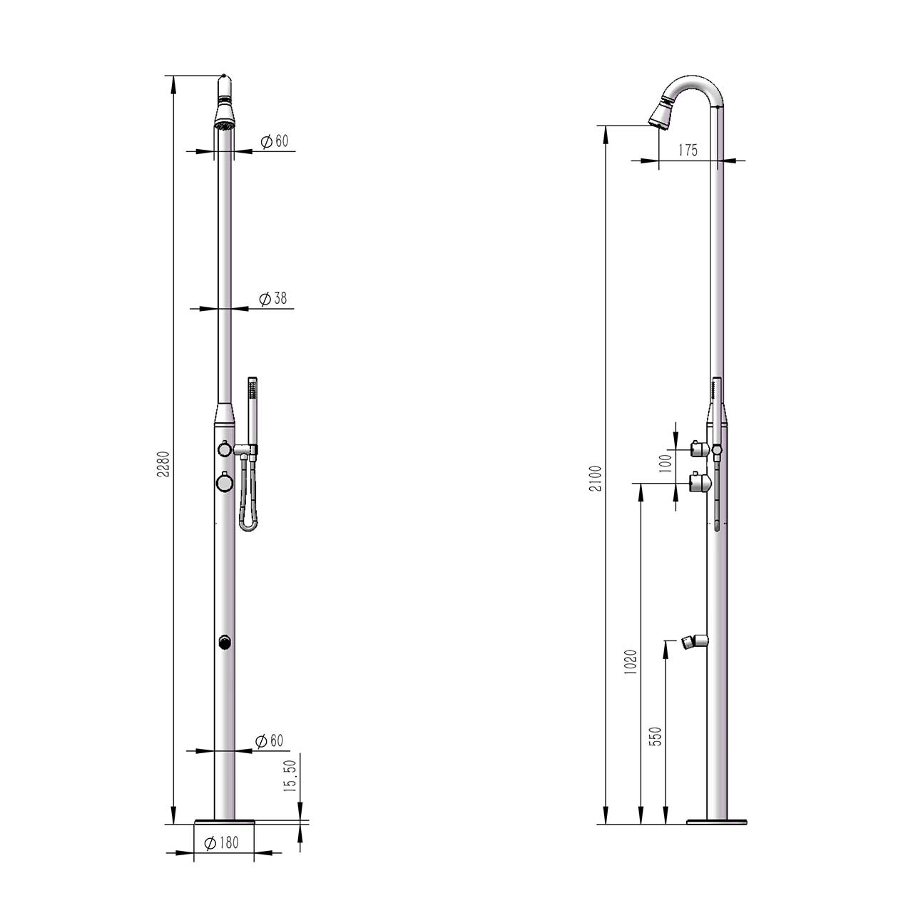 DOCCIA-STINTINO-INOX DOCCIA-STINTINO-INOX - immagine 9