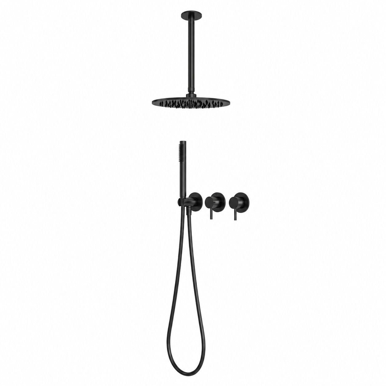 KIT-DOCCIA-SOFFITTO-ACQUA-FREDDA-LUNGO-30-NERO KIT-DOCCIA-SOFFITTO-ACQUA-FREDDA-LUNGO-30-NERO - immagine 2