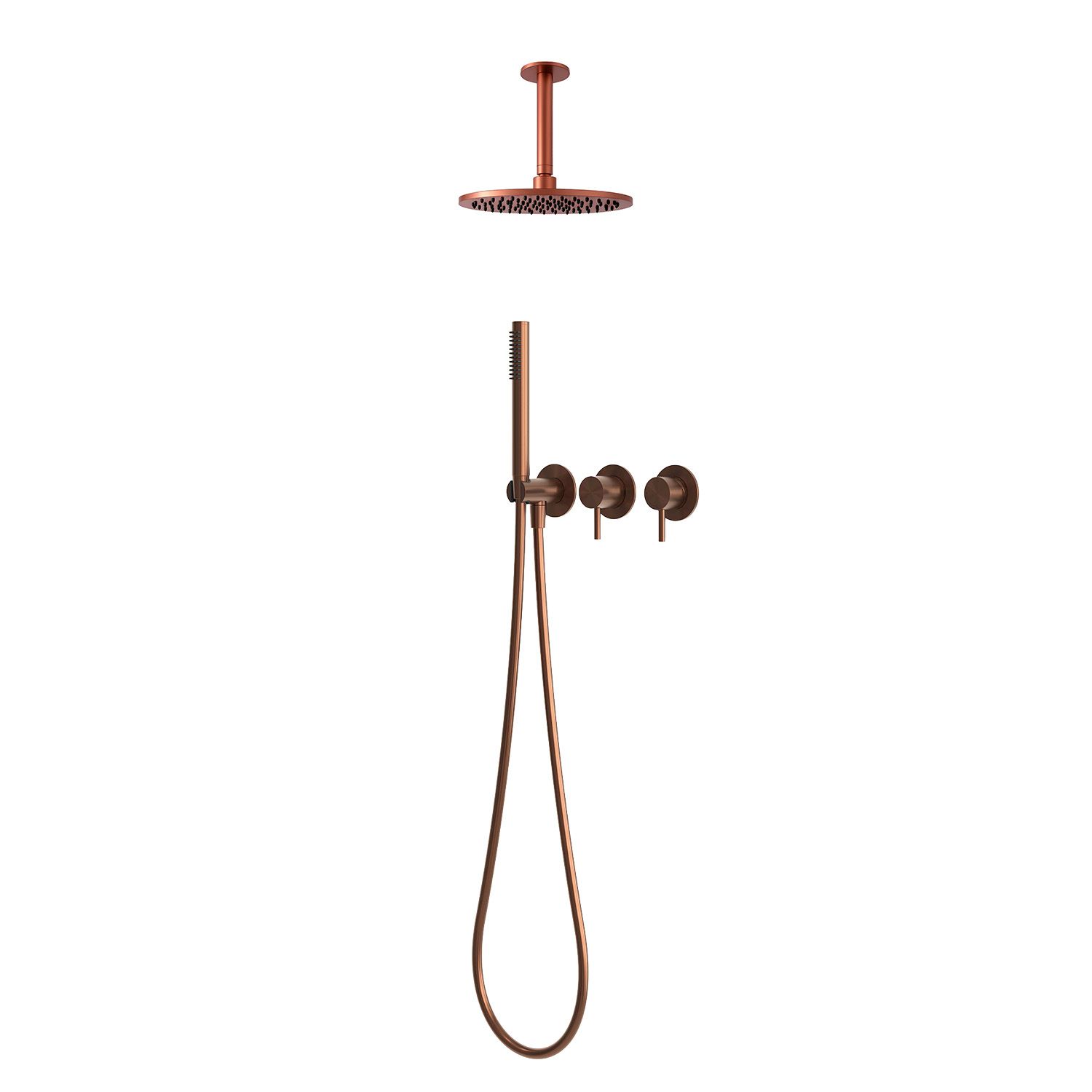 KIT-DOCCIA-SOFFITTO-CORTO-25-ORO-ROSA KIT-DOCCIA-SOFFITTO-CORTO-25-ORO-ROSA - immagine 2