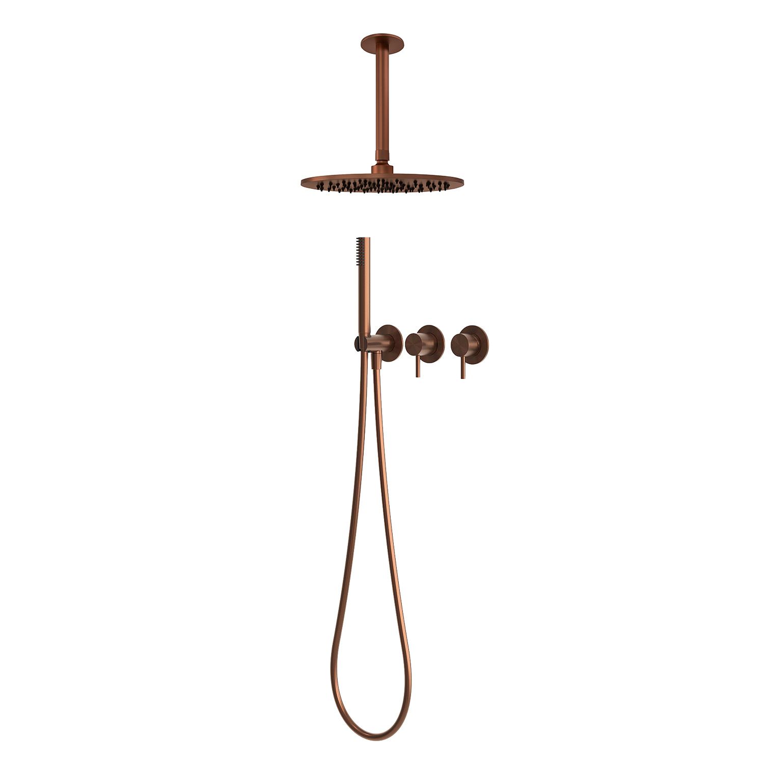 KIT-DOCCIA-SOFFITTO-LUNGO-30-ORO-ROSA KIT-DOCCIA-SOFFITTO-LUNGO-30-ORO-ROSA - immagine 2