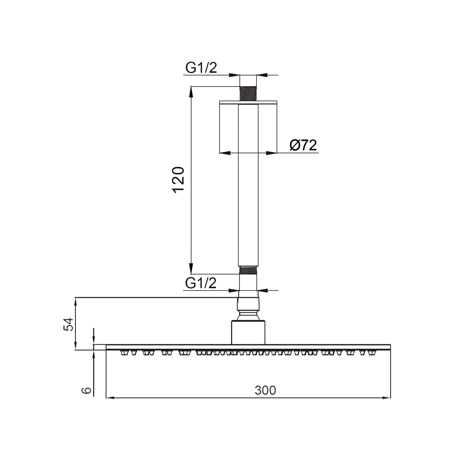 KIT-SOFFITTO-SOFFIONE-LEVANTE-CORTO-30-CANNAFUCILE KIT-SOFFITTO-SOFFIONE-LEVANTE-CORTO-30-CANNAFUCILE - immagine 3