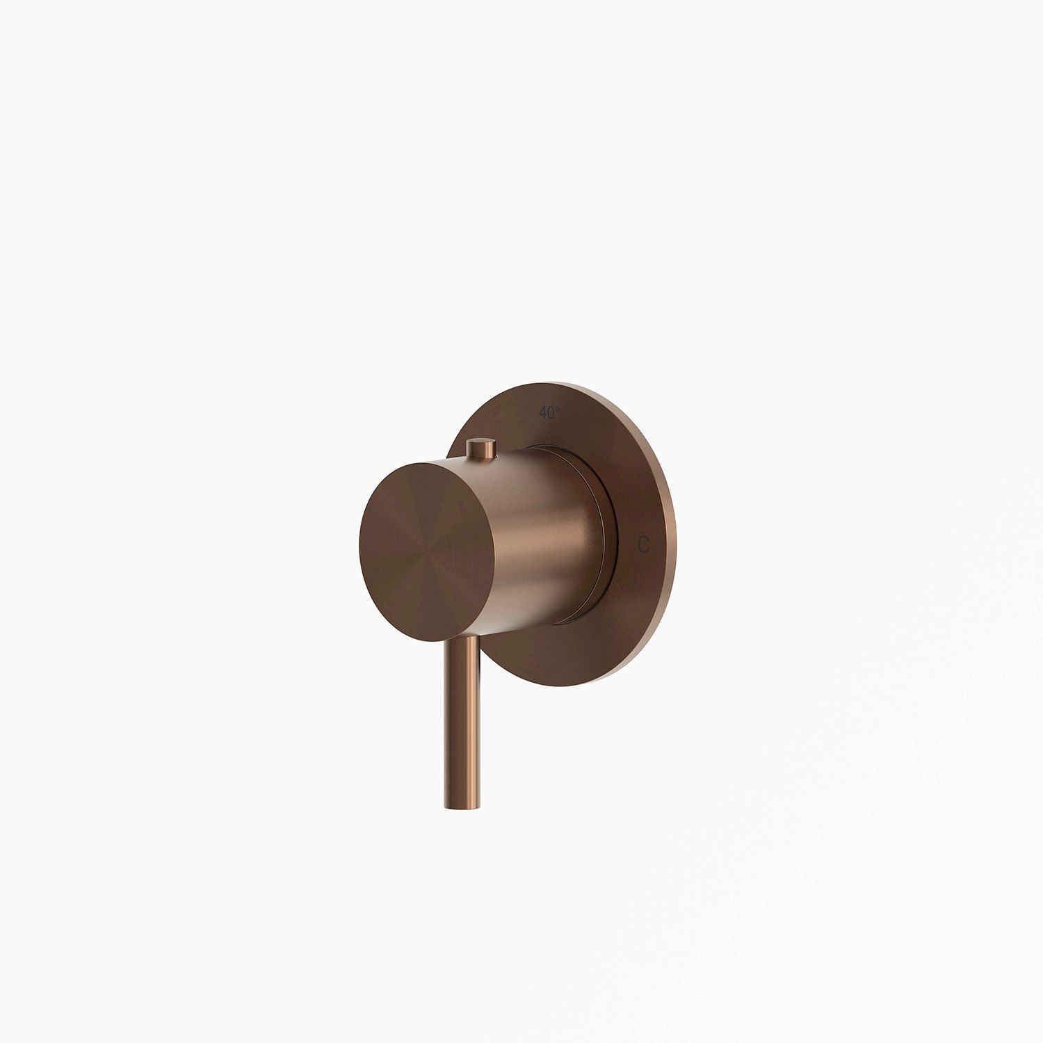 MISCELATORE-MURO-LEVANTE-TERMOSTATICO-ORO-ROSA MISCELATORE-MURO-LEVANTE-TERMOSTATICO-ORO-ROSA - immagine 2
