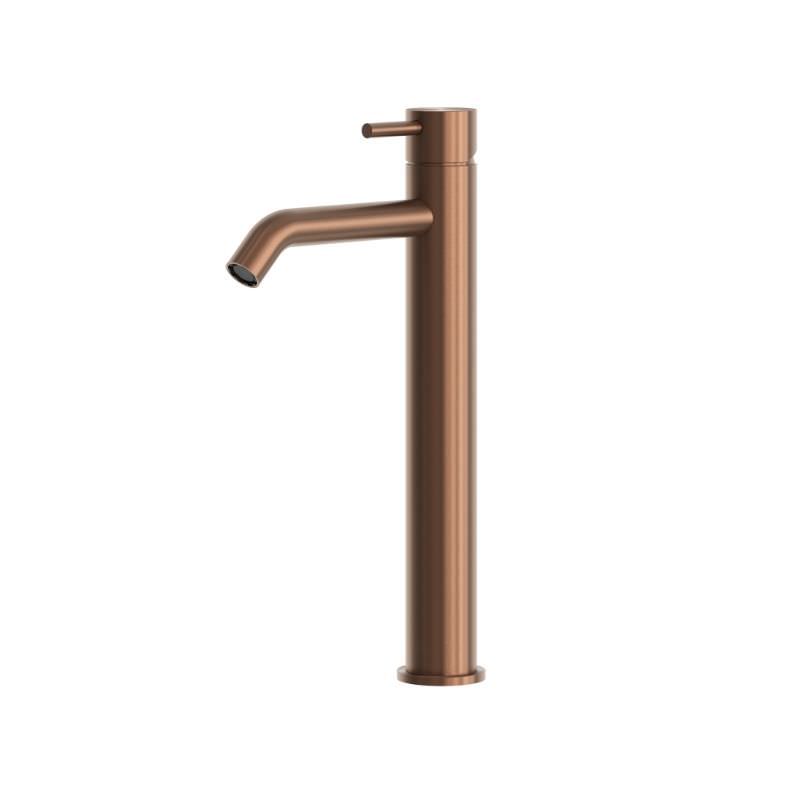 RUBINETTO-LAVABO-LEVANTE-ALTO-ORO-ROSA RUBINETTO-LAVABO-LEVANTE-ALTO-ORO-ROSA - immagine 2