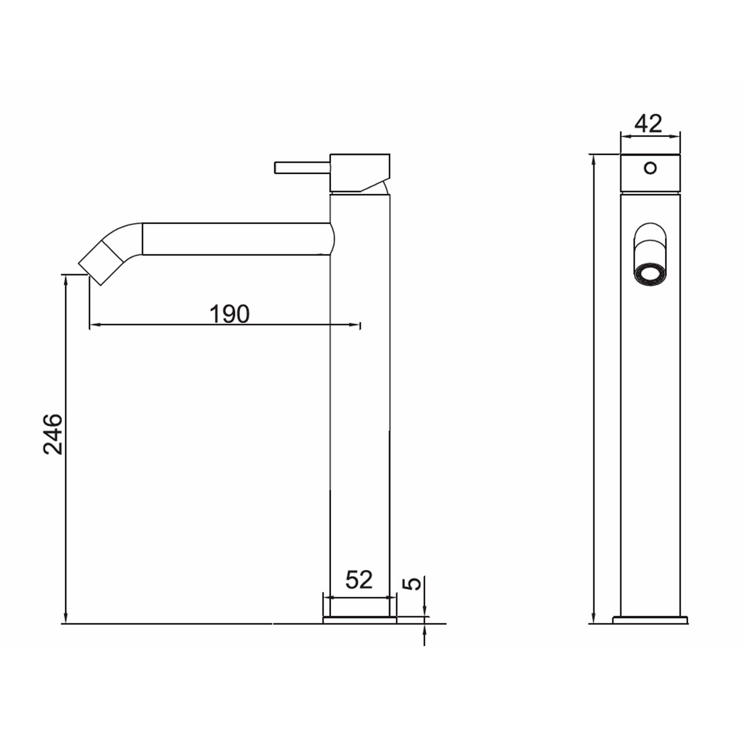 RUBINETTO-LAVABO-LEVANTE-ALTO-ORO-ROSA RUBINETTO-LAVABO-LEVANTE-ALTO-ORO-ROSA - immagine 3