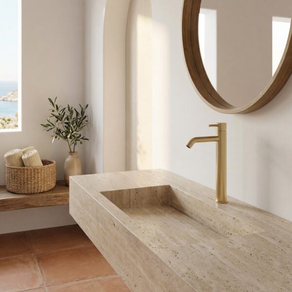RUBINETTO-LAVABO-LEVANTE-ALTO-ORO