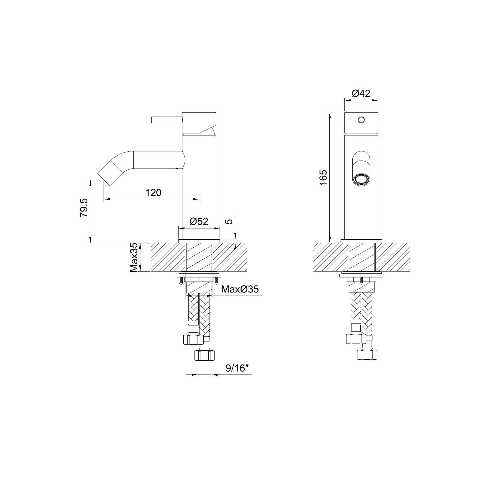 RUBINETTO-LAVABO-LEVANTE-BASSO-ORO-ROSA RUBINETTO-LAVABO-LEVANTE-BASSO-ORO-ROSA - immagine 3
