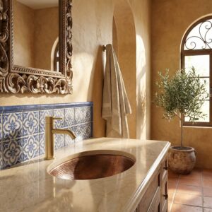 RUBINETTO-LAVABO-LEVANTE-BASSO-ORO