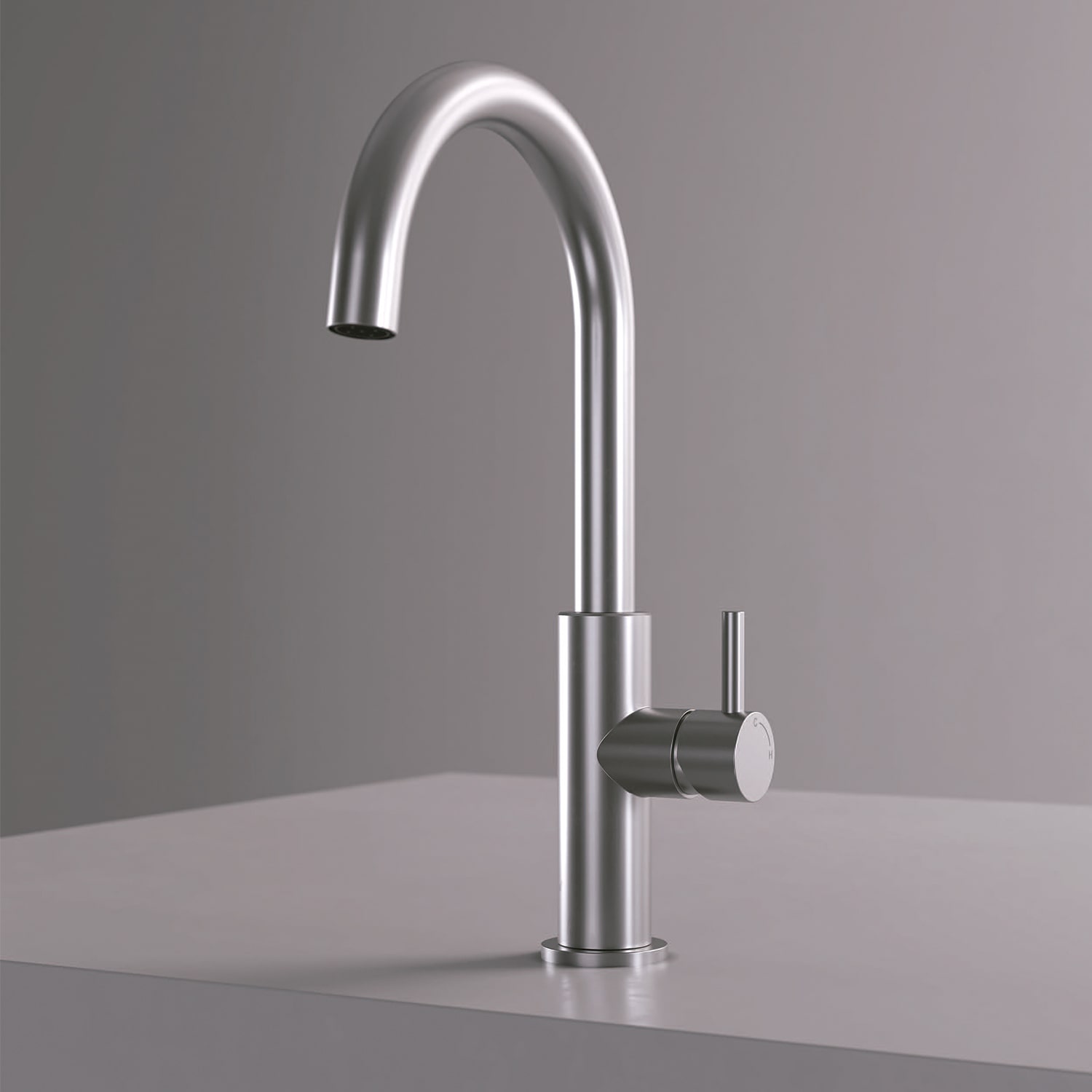 RUBINETTO-LAVELLO-LEVANTE-ALTO-INOX-ambientata RUBINETTO-LAVELLO-LEVANTE-ALTO-INOX